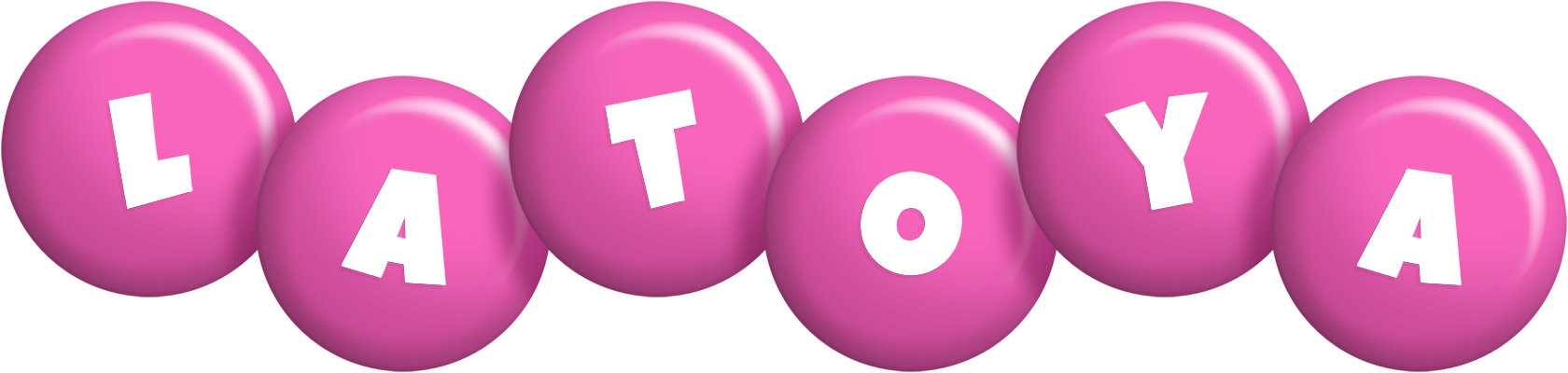 Latoya candy-pink logo