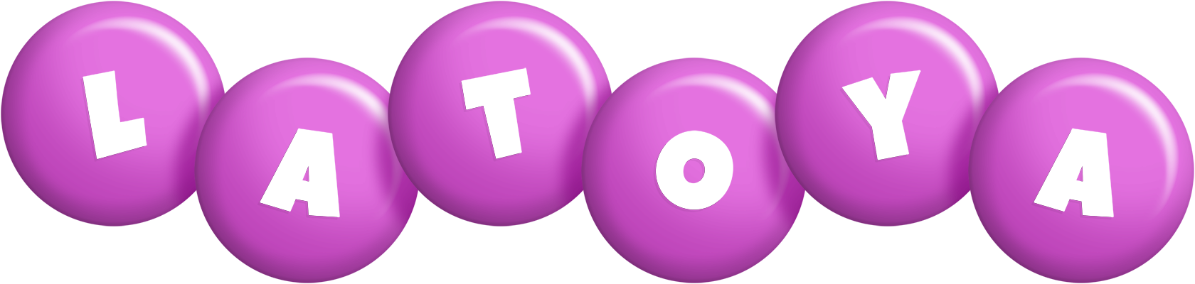 Latoya candy-purple logo
