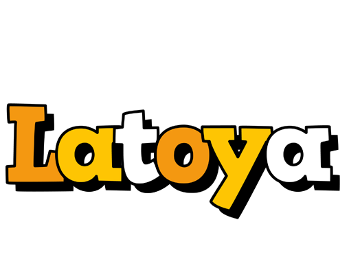 Latoya cartoon logo