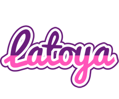 Latoya cheerful logo