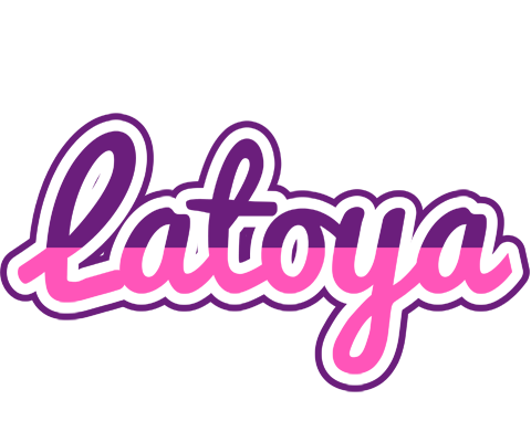 Latoya cheerful logo
