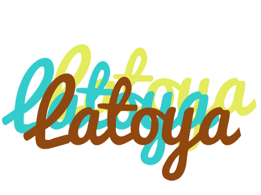 Latoya cupcake logo