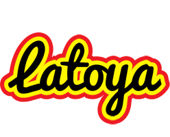 Latoya flaming logo