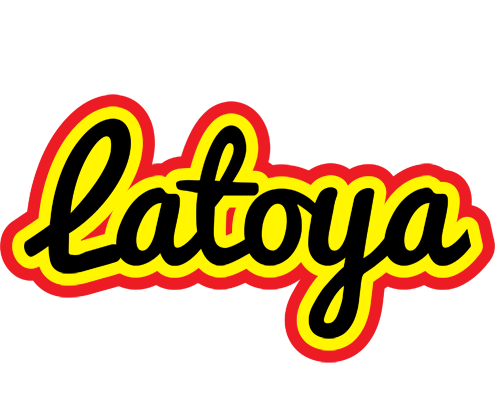 Latoya flaming logo