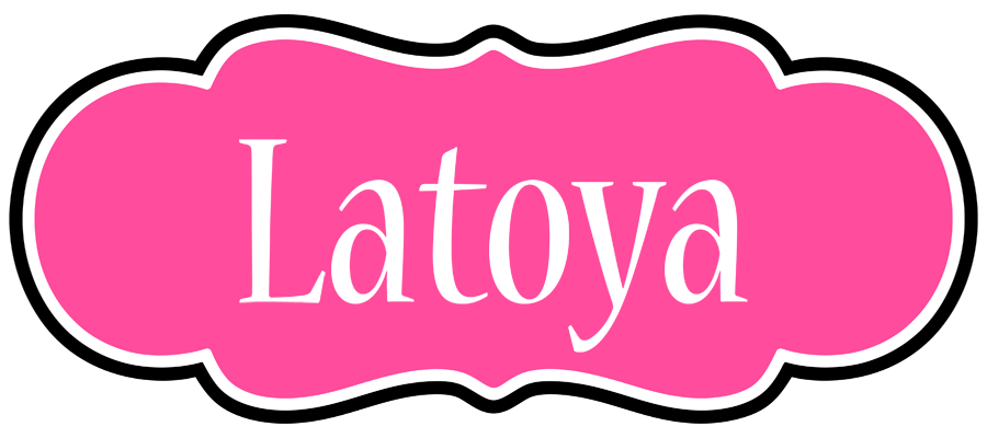 Latoya invitation logo