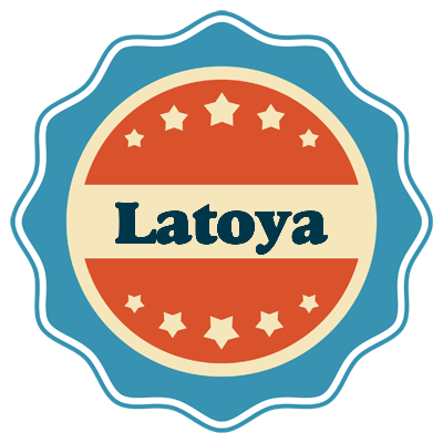 Latoya labels logo