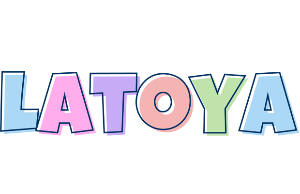 Latoya pastel logo