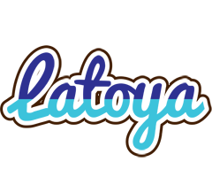 Latoya raining logo