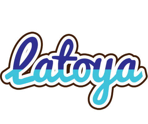 Latoya raining logo