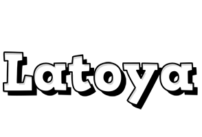 Latoya snowing logo