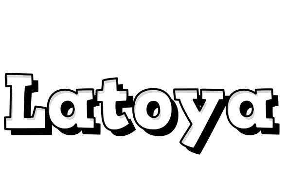 Latoya snowing logo