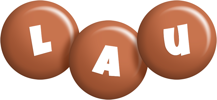 Lau candy-brown logo