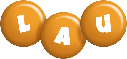 Lau candy-orange logo