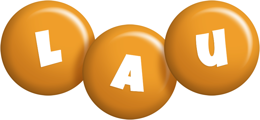 Lau candy-orange logo