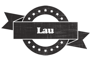 Lau grunge logo