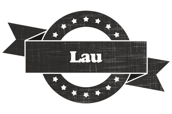 Lau grunge logo