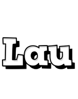 Lau snowing logo