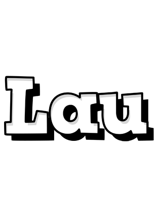 Lau snowing logo