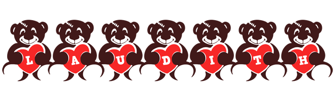 Laudith bear logo