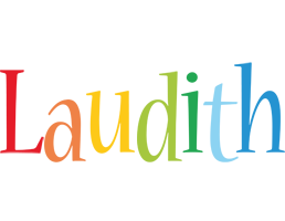 Laudith birthday logo