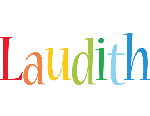 Laudith birthday logo
