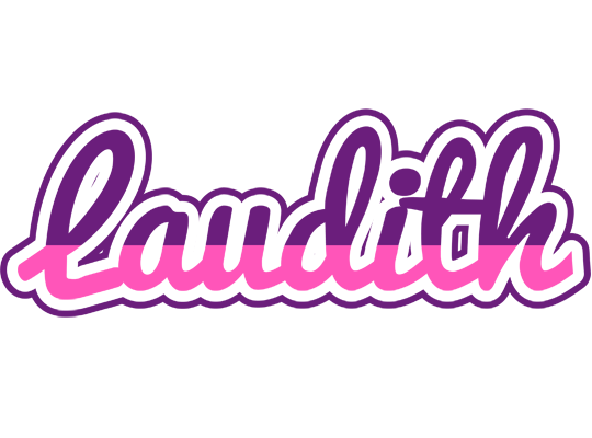Laudith cheerful logo