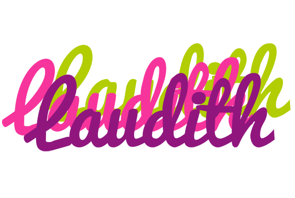 Laudith flowers logo