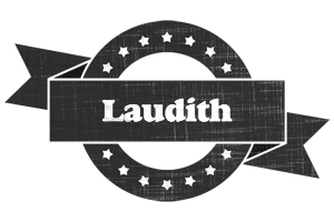 Laudith grunge logo