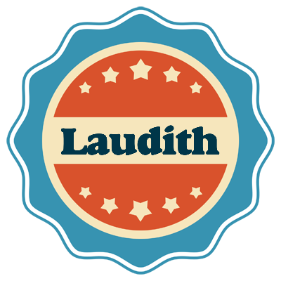 Laudith labels logo