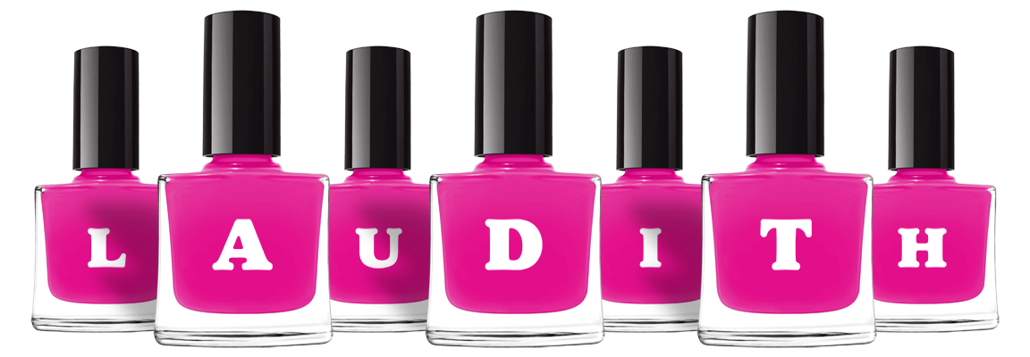 Laudith nails logo
