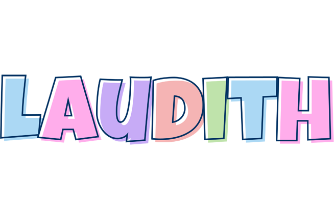 Laudith pastel logo