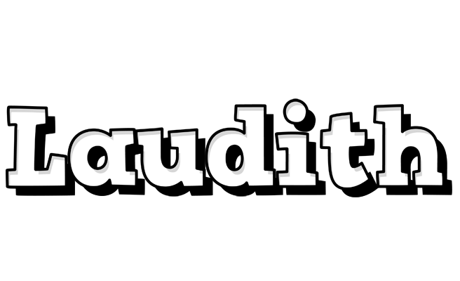 Laudith snowing logo