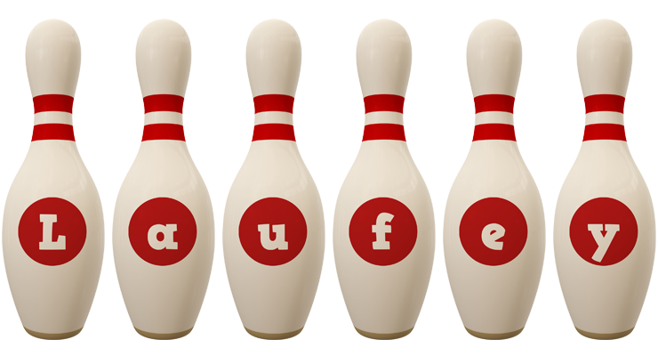 Laufey bowling-pin logo