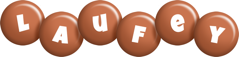 Laufey candy-brown logo