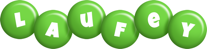 Laufey candy-green logo