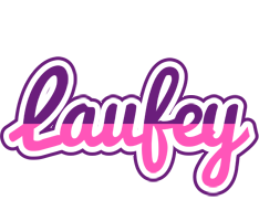 Laufey cheerful logo