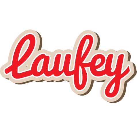 Laufey chocolate logo