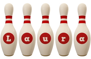 Laura bowling-pin logo