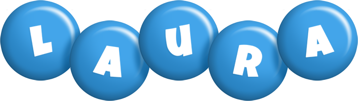 Laura candy-blue logo