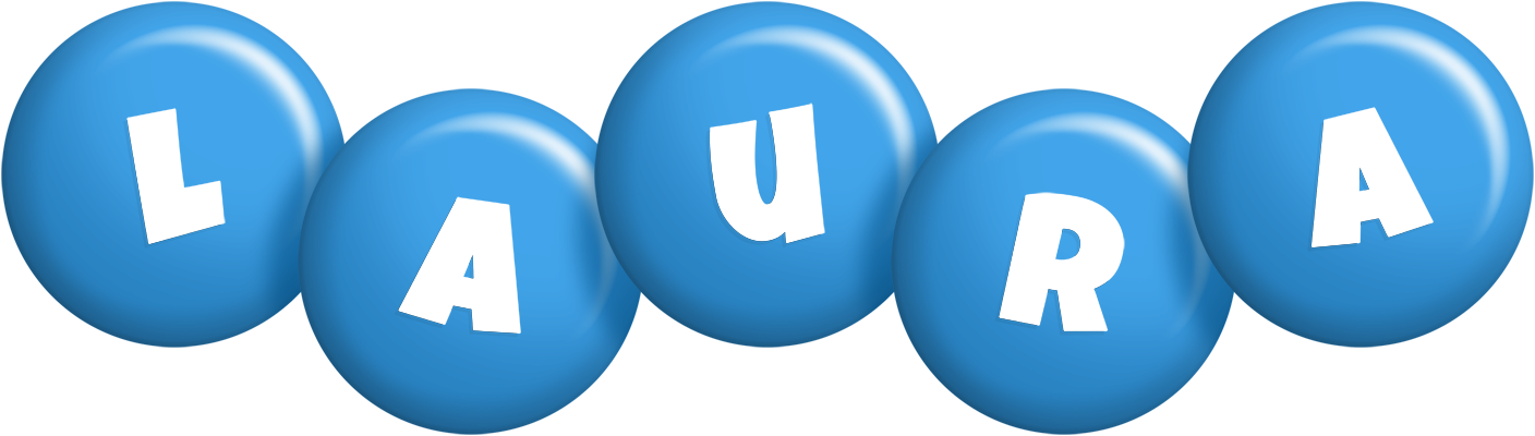 Laura candy-blue logo