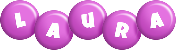 Laura candy-purple logo