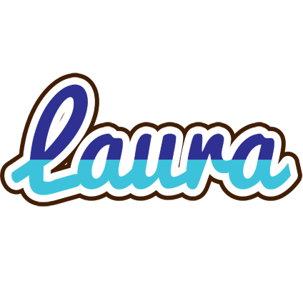 Laura raining logo