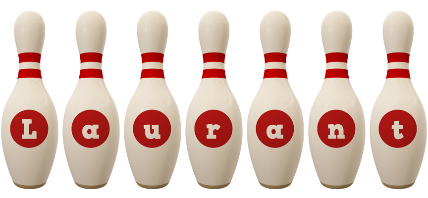 Laurant bowling-pin logo