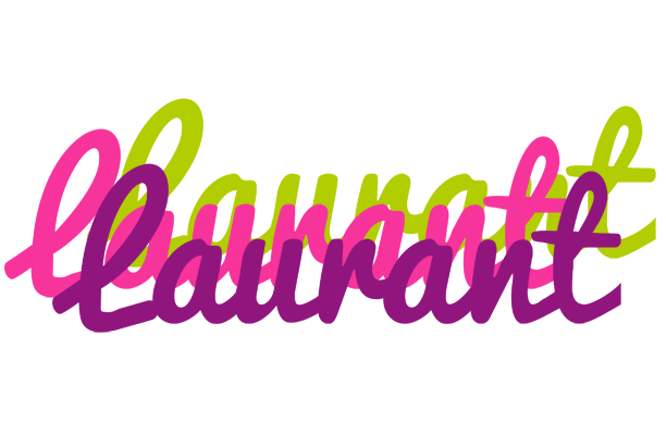 Laurant flowers logo