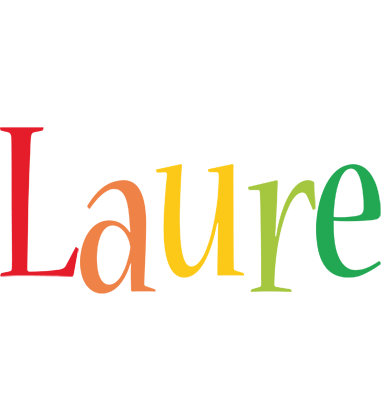 Laure birthday logo