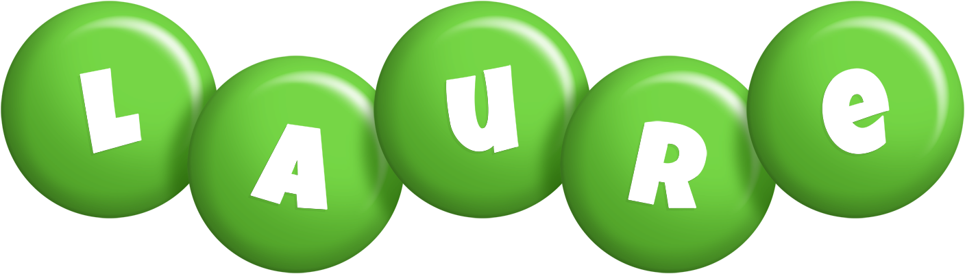 Laure candy-green logo