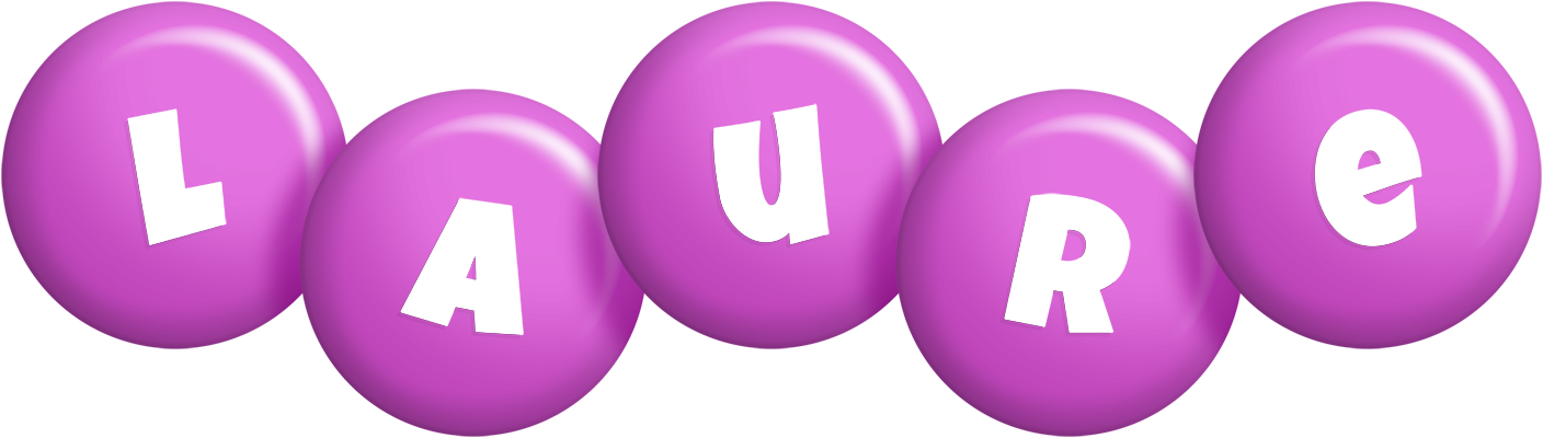Laure candy-purple logo