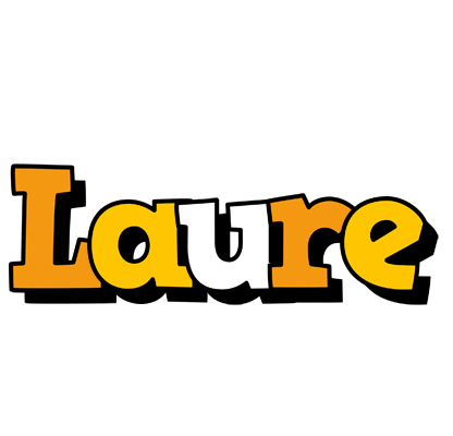 Laure cartoon logo