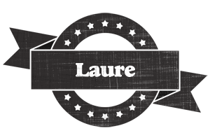 Laure grunge logo