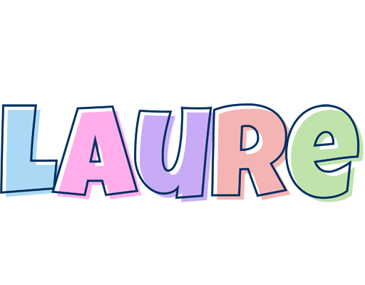 Laure pastel logo